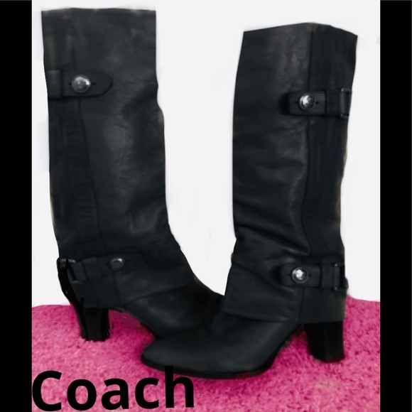 Coach “sage” Leather boots - Picture 1 of 5